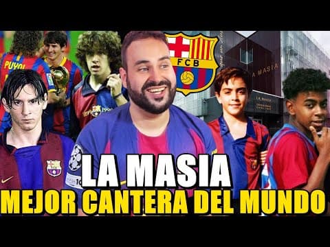 ¡La MEJOR CANTERA del MUNDO! REACCIONANDO a la HISTORIA de la MASIA - MESSI, LAMINE, XAVI...