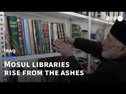 Mosul's bookshops come back