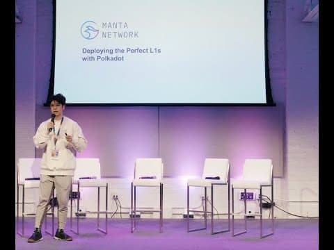 Kenny Li @MantaNetwork  Keynote during #Polkadot in USe @ETHDenver 2023
