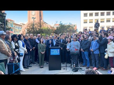 Lurie speaks after Breed concedes the mayoral race