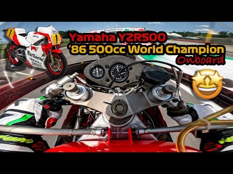 Onboard the Yamaha 500 GP '86 World Champion with Lawson