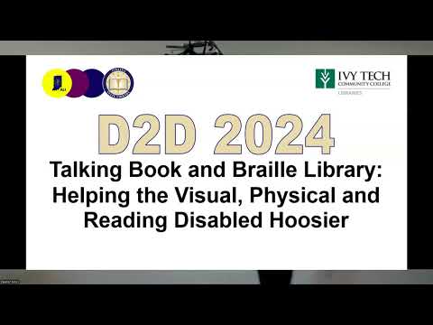 Talking book and braille library services today