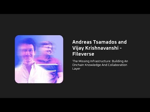 Building An Onchain Knowledge And Collaboration Layer -A.Tsamados and V. Krishnavanshi