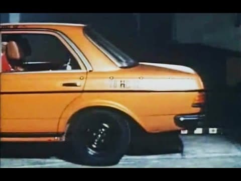 1980 Mercedes E Class Commercial - Rear Collision Safety