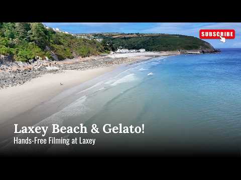 Sunny Day at Laxey Beach - Gelato, Drone Views & Hands Free Filming | Isle of Man Vicar