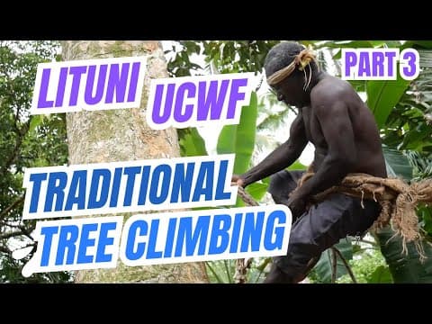 Traditional Tree Climbing & Food Display | Lituni 50-Year Jubilee