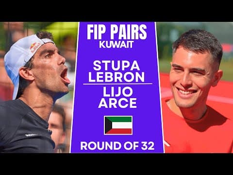 ROUND OF 32 | Stupa & Lebron VS Ljio & Arce | KUWAIT | FIP WORLD CUP PAIRS