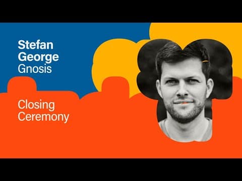 Closing ceremony - Stefan D George