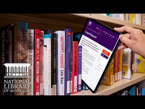 Write yourself into history with legal deposit