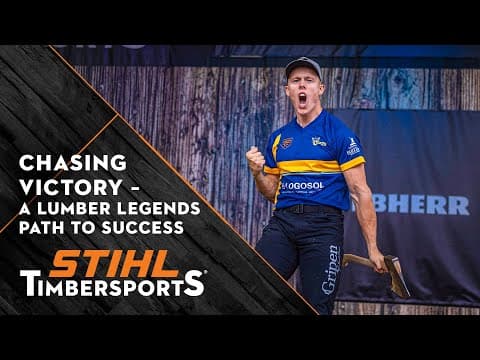 STIHL TIMBERSPORTS® “How much do you want to win?” – The journey of Ferry Svan