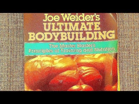 OLD BODYBUILDING LITERATURE: A DEEP DIVE INTO JOE WEIDER'S ULTIMATE BODYBUILDING FROM 1989