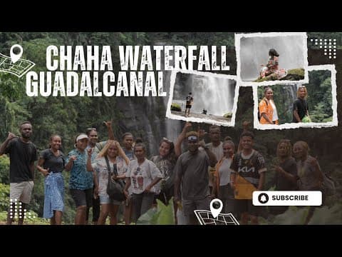 Our Hike to beautiful Chaha Waterfall in Guadalcanal Solomon Islands | Travel Solomon Islands