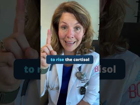 "Quit trying to lower cortisol!"