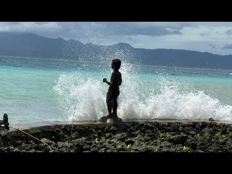 Snorkeling Gizo with a cyclone offshore