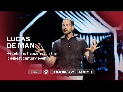 Lucas De Man: Redefining happiness in the loneliest century ever