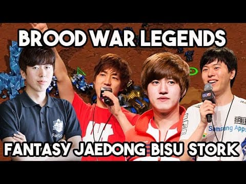 Fantasy, Jaedong, Bisu and Stork: career histories