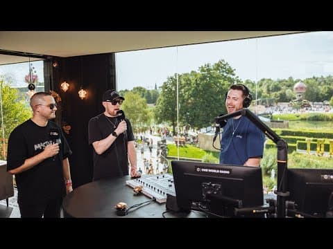 Da Tweekaz at the One World Radio studio | Tomorrowland Belgium 2024