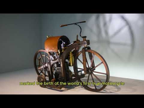 First motorcycle in history - The Daimler Reitwagen