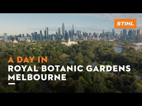 Green Cities: Climate control in Melbourne | STIHL A day with