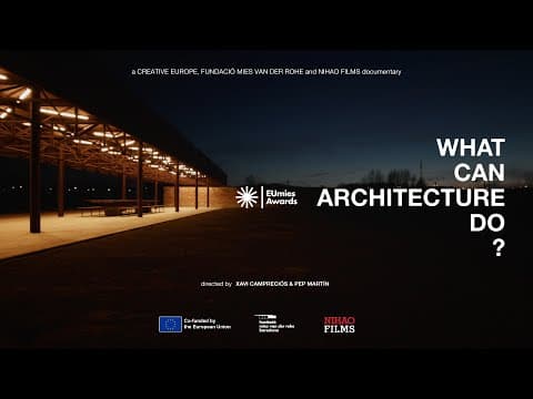 EUmies Awards - What Architecture Can Do