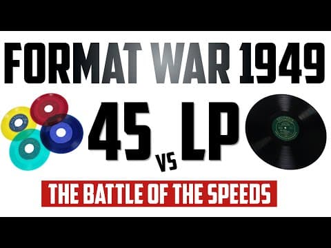 The 1949 format war between the 45 and the LP