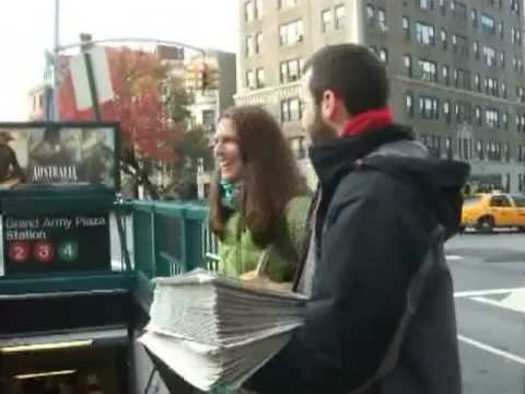 The Yes Men print a fake New York Times