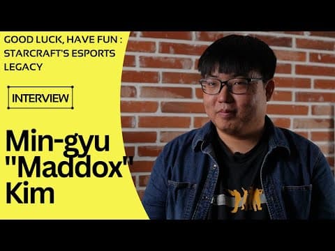Maddox on growing up with Brood War in Korea