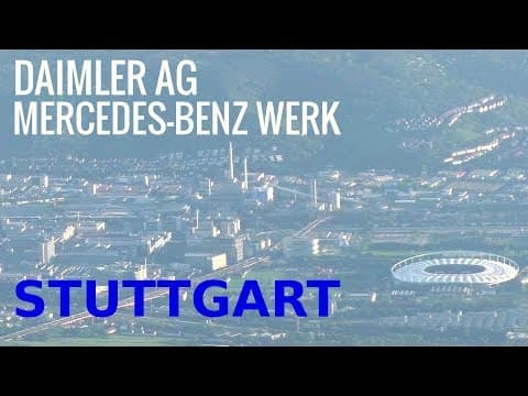 Daimler AG Mercedes-Benz Werk Stuttgart von oben Untertürkheim Hedelfingen Mettingen