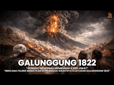 The 1822 Galunggung eruption