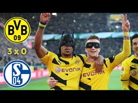 BVB 3-0 Schalke 04, Revierderby and terrace celebration