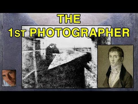 The 1st Photographer - Joseph Nicéphore Niépce