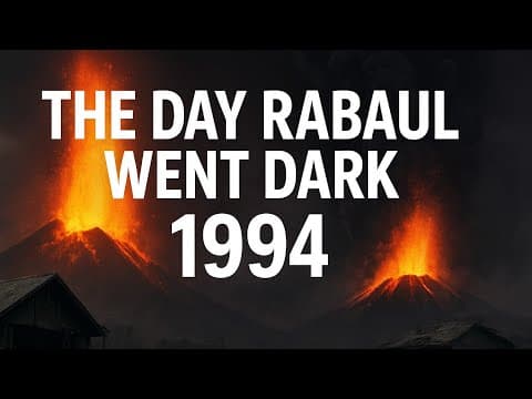 The 1994 Rabaul eruption