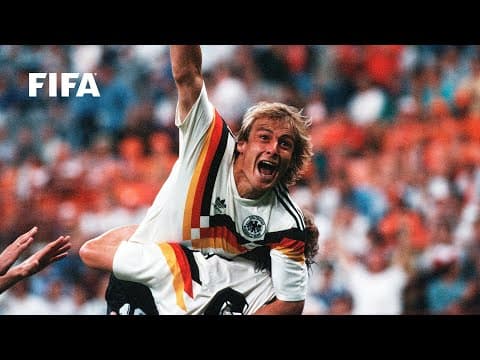 Klinsmann's diving celebration