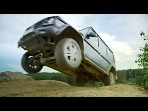 Period German-market Geländewagen television commercial