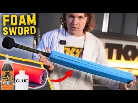 Easy-to-make LARP foam sword & shield (TKOR)