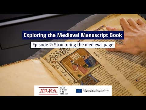 Structuring the medieval page