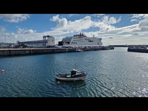 Manxman arrives in Douglas for the first time.