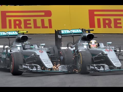 Rosberg And Hamilton Clash On Last Lap | Austrian Grand Prix 2016