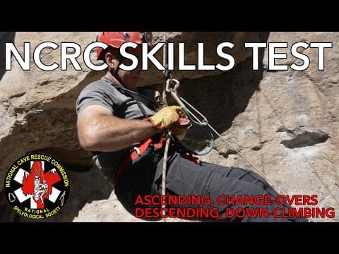 Vertical caving: the NCRC skills test