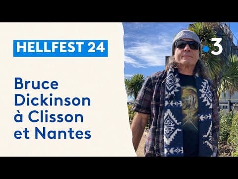 Hellfest 2024. Bruce Dickinson, le chanteur d'Iron Maiden à Clisson et Nantes