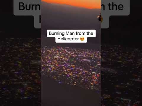 Burning Man looked like a dream from the sky 😍