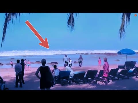The tsunami hits Thailand
