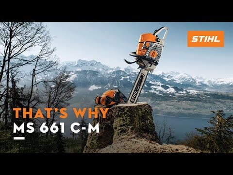 STIHL MS 661 C-M | A chainsaw full of cutting-edge technologies | That's why