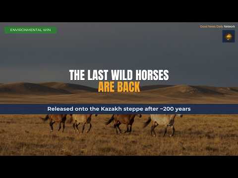 Wild Horses Return to Kazakhstan After 200 Years