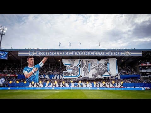 Tifo Bryan Heynen - 300 games for KRC Genk