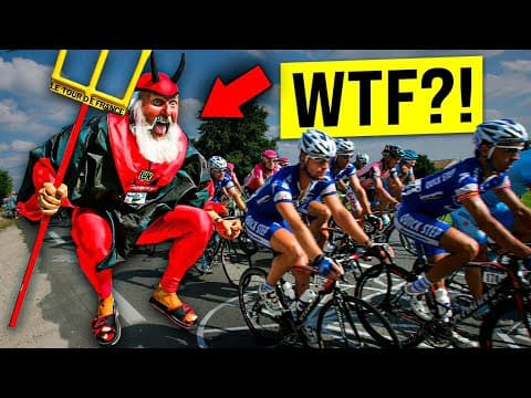 The Most Insane Behaviour of FANS In Cycling!