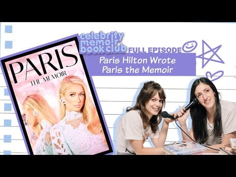 Celebrity Memoir Book Club — "Paris: The Memoir"