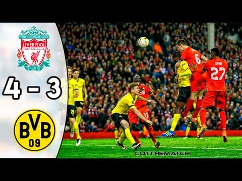 Europa League quarter-final 2nd leg 2016 at Anfield (4-3)
