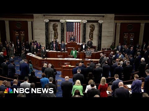 Moment of silence followed by a clash on the House floor
