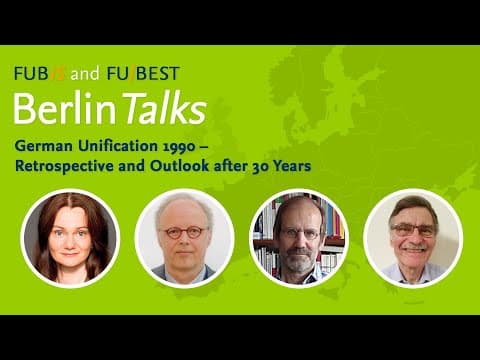 “German Unification 1990 – Retrospective and Outlook after 30 Years” | Berlin Talks